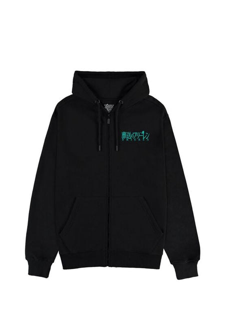 Sweat-shirt zippé à capuche  de Frieren - Funko Pop! n°1986 - Frieren - S à XXL - pour Homme - noir - Frieren - Funko Pop! n°1986