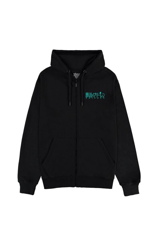 Sweat-shirt zippé à capuche  de Frieren - Funko Pop! n°1986 - Frieren - S à XXL - pour Homme - noir - Frieren - Funko Pop! n°1986