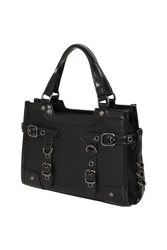 Sac à main  de Banned Alternative - Black Ledger Satchel - pour Femme - noir - Banned Alternative - View 2