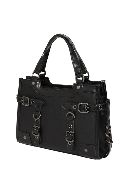 Sac à main  de Banned Alternative - Black Ledger Satchel - pour Femme - noir - Banned Alternative - View 2