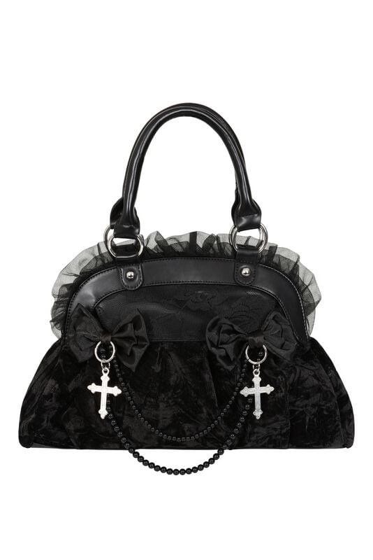 Sac à main  de Banned Alternative - Sanctum Velvet - pour Femme - noir - Banned Alternative