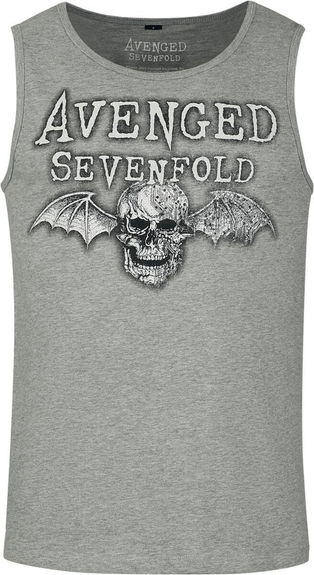 Débardeur  de Avenged Sevenfold - Logo - S à 4XL - pour Homme - gris - Avenged Sevenfold