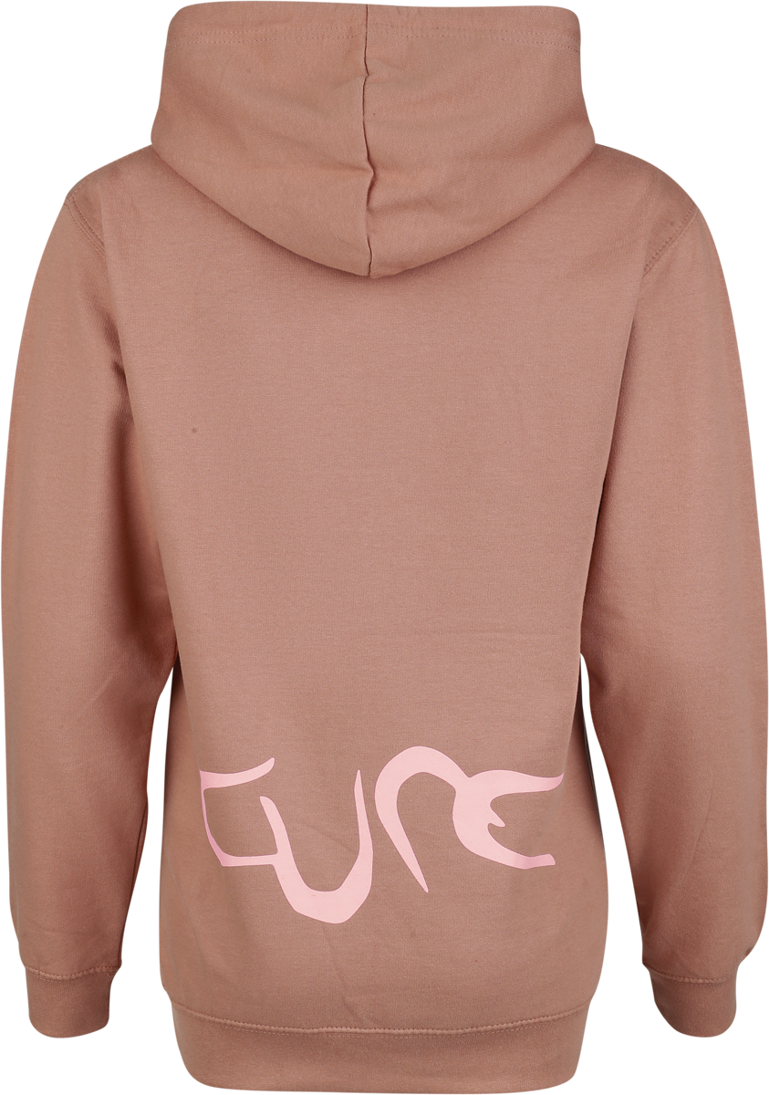 Sweat-shirt à capuche  de The Cure - Heart - S à 3XL - pour Femme - rose clair - The Cure - View 2