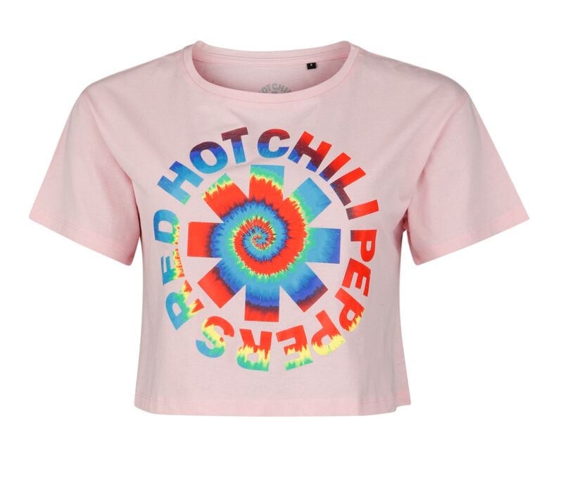 T-Shirt Manches courtes  de Red Hot Chili Peppers - Psychedelic Crest - XS à XL - pour Femme - rose clair - Red Hot Chili Peppers
