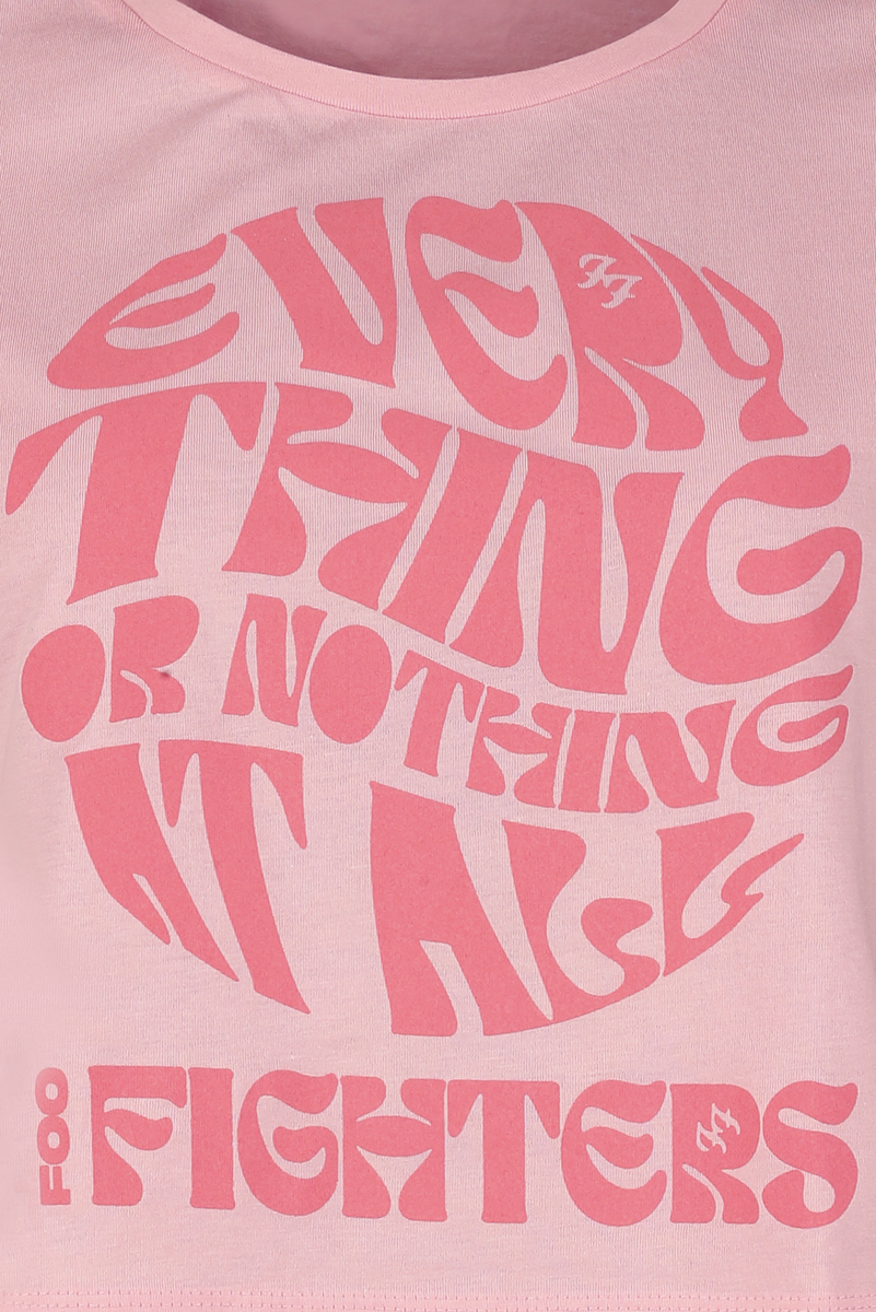 T-Shirt Manches courtes  de Foo Fighters - Circle Text - XS à XL - pour Femme - rose - Foo Fighters - View 2