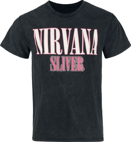 T-Shirt Manches courtes  de Nirvana - Sliver - S à XXL - pour Homme - noir - Nirvana