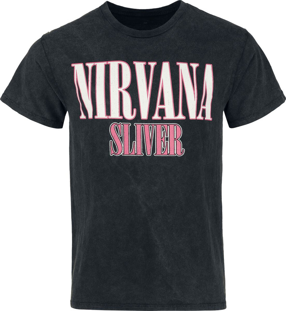 T-Shirt Manches courtes  de Nirvana - Sliver - S à XXL - pour Homme - noir - Nirvana