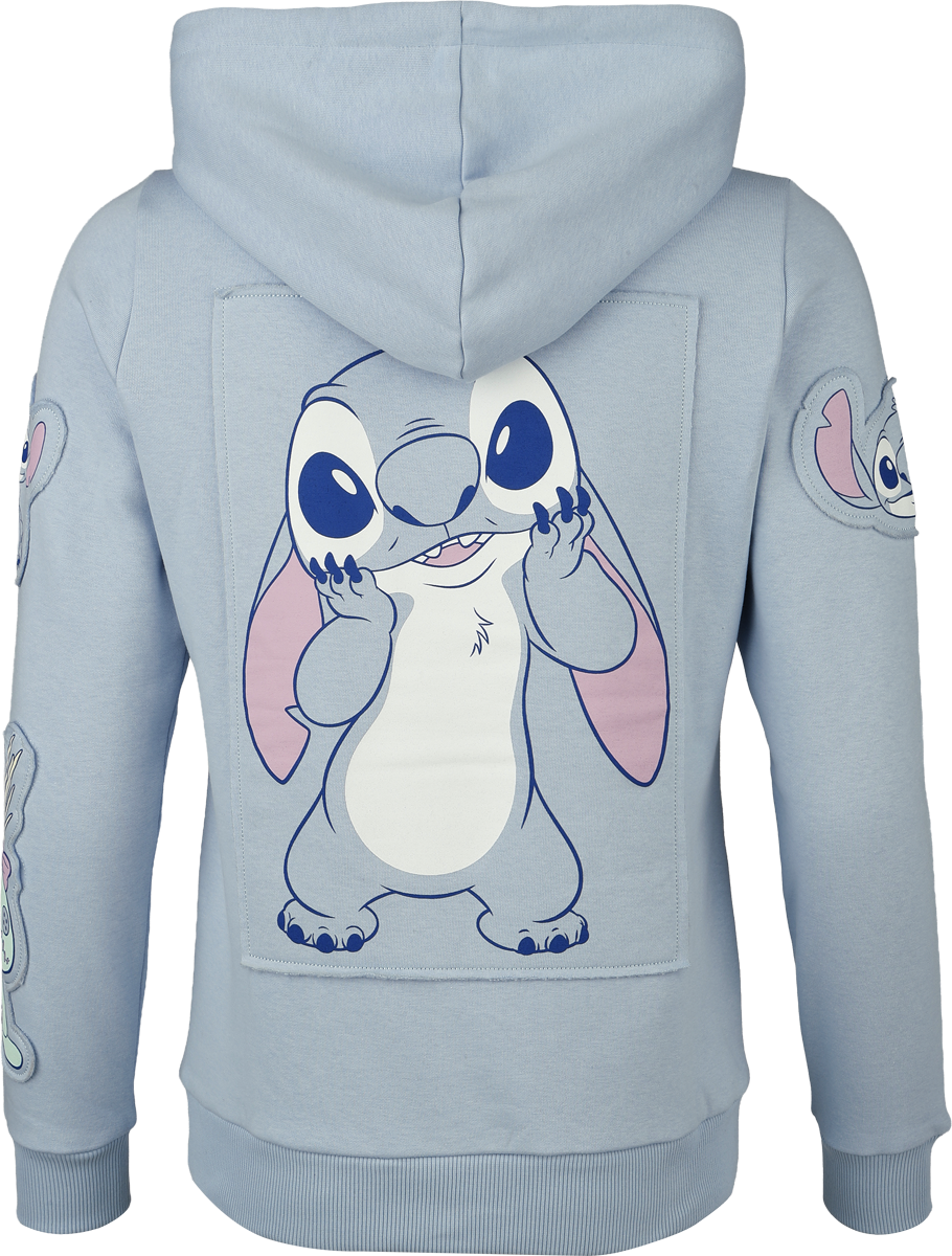 Sweat-shirt à capuche Disney de Lilo & Stitch - Stitch - Cuty - S à XXL - pour Femme - bleu - Lilo & Stitch - View 2