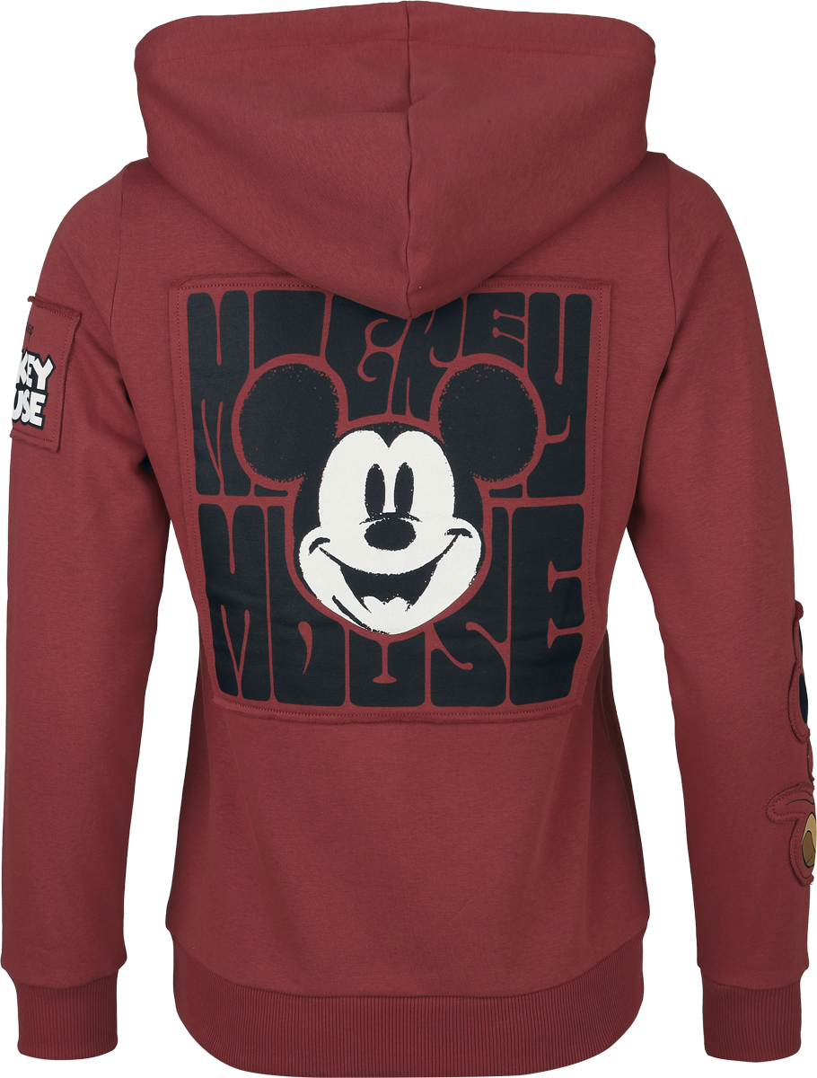 Sweat-shirt à capuche Disney de Mickey & Minnie Mouse - Smile - S à XXL - pour Femme - rouge - Mickey & Minnie Mouse - View 2