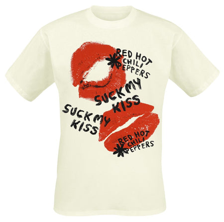 T-Shirt Manches courtes  de Red Hot Chili Peppers - Suck My Kiss - S à XXL - pour Homme - blanc - Red Hot Chili Peppers