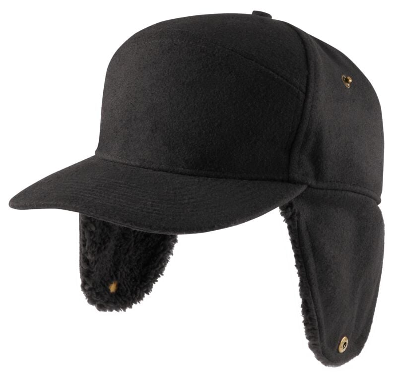 Bonnet  de Brandit - Bûcheron - Casquette d'Hiver - pour Unisexe - noir - Brandit