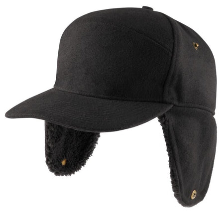 Bonnet  de Brandit - Bûcheron - Casquette d'Hiver - pour Unisexe - noir - Brandit