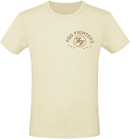 T-Shirt Manches courtes  de Foo Fighters - Arched Logo - S à 3XL - pour Homme - naturel - Foo Fighters