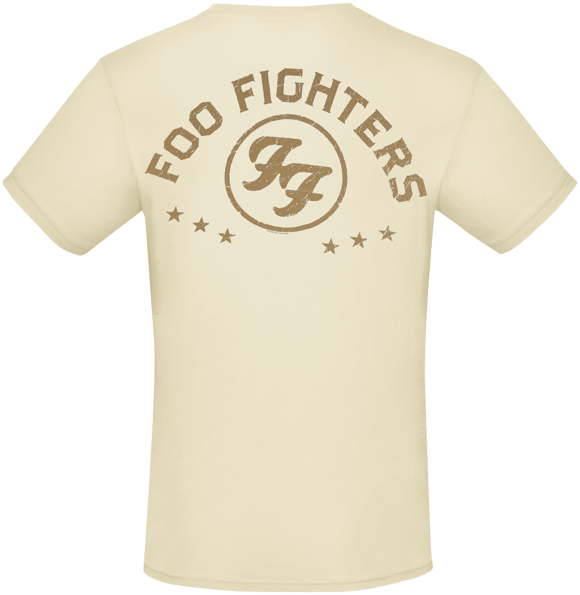 T-Shirt Manches courtes  de Foo Fighters - Arched Logo - S à 3XL - pour Homme - naturel - Foo Fighters - View 2