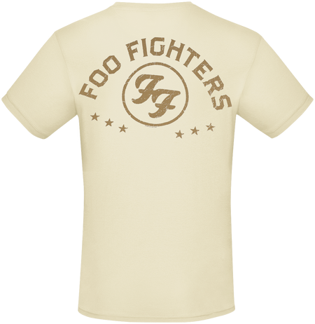 T-Shirt Manches courtes  de Foo Fighters - Arched Logo - S à 3XL - pour Homme - naturel - Foo Fighters - View 2
