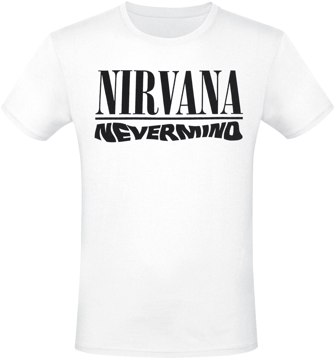 T-Shirt Manches courtes  de Nirvana - Nevermind - S à 3XL - pour Homme - blanc - Nirvana