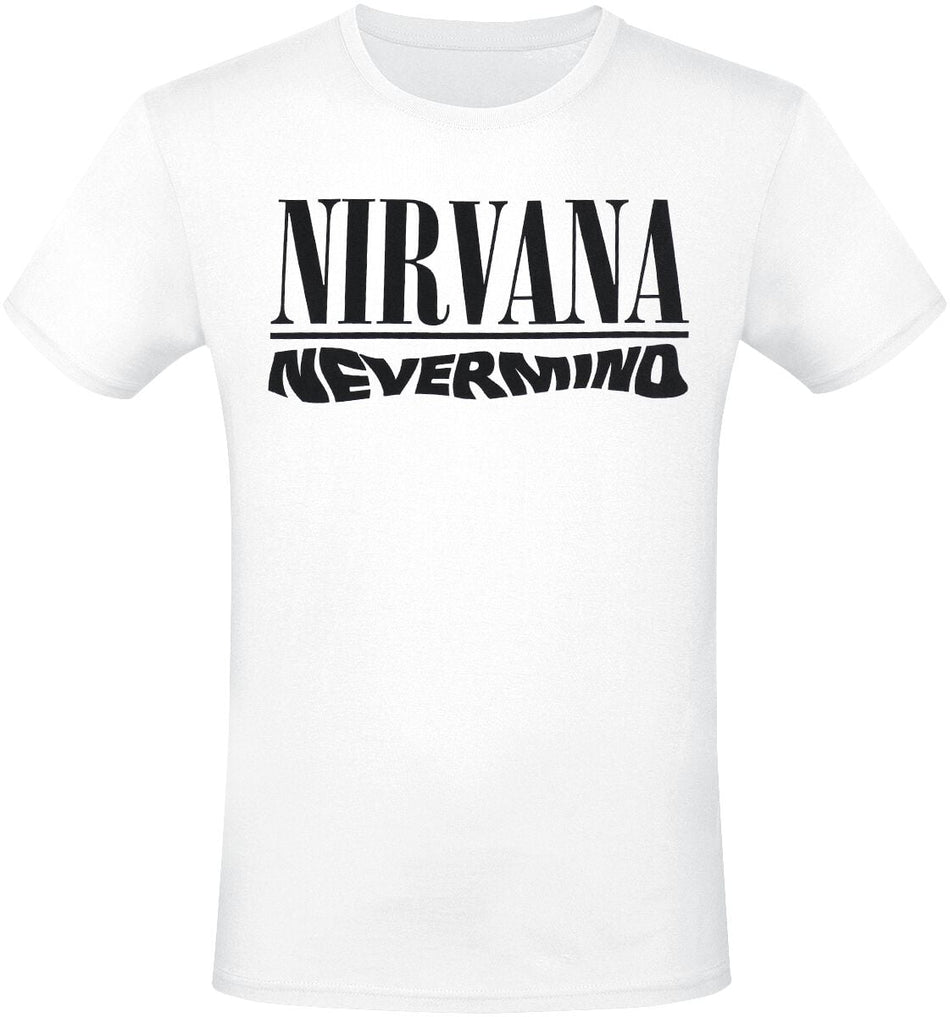 T-Shirt Manches courtes  de Nirvana - Nevermind - S à 3XL - pour Homme - blanc - Nirvana