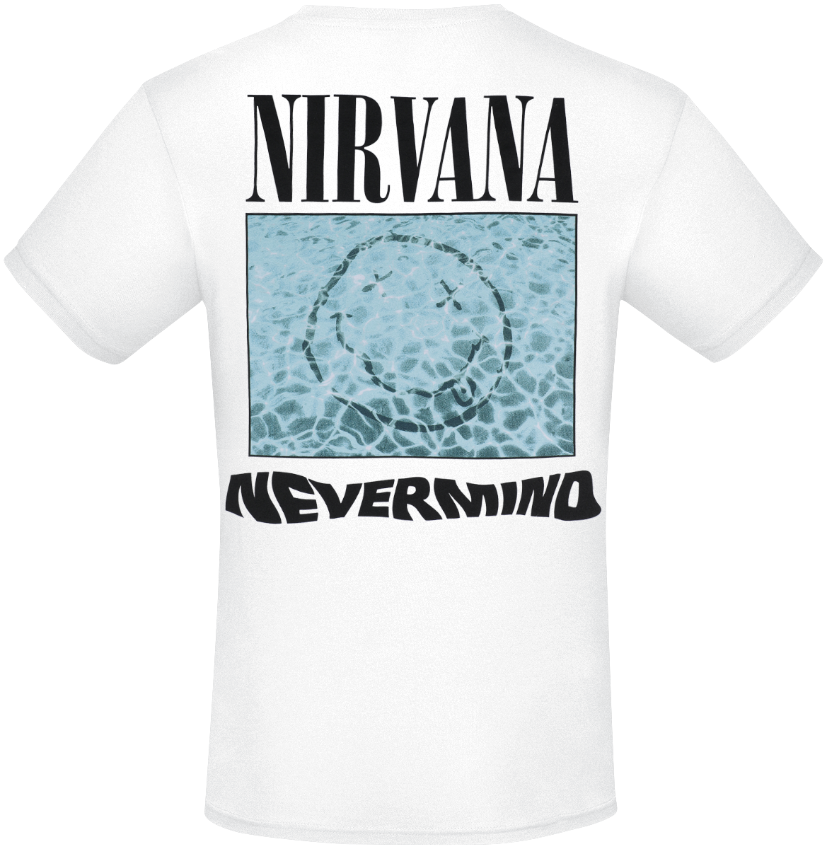 T-Shirt Manches courtes  de Nirvana - Nevermind - M à 3XL - pour Homme - blanc - Nirvana - View 2