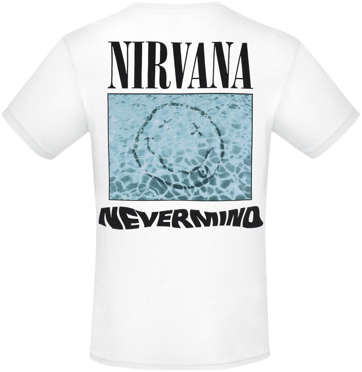 T-Shirt Manches courtes  de Nirvana - Nevermind - S à 3XL - pour Homme - blanc - Nirvana - View 2
