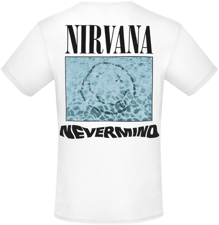 T-Shirt Manches courtes  de Nirvana - Nevermind - S à 3XL - pour Homme - blanc - Nirvana - View 2