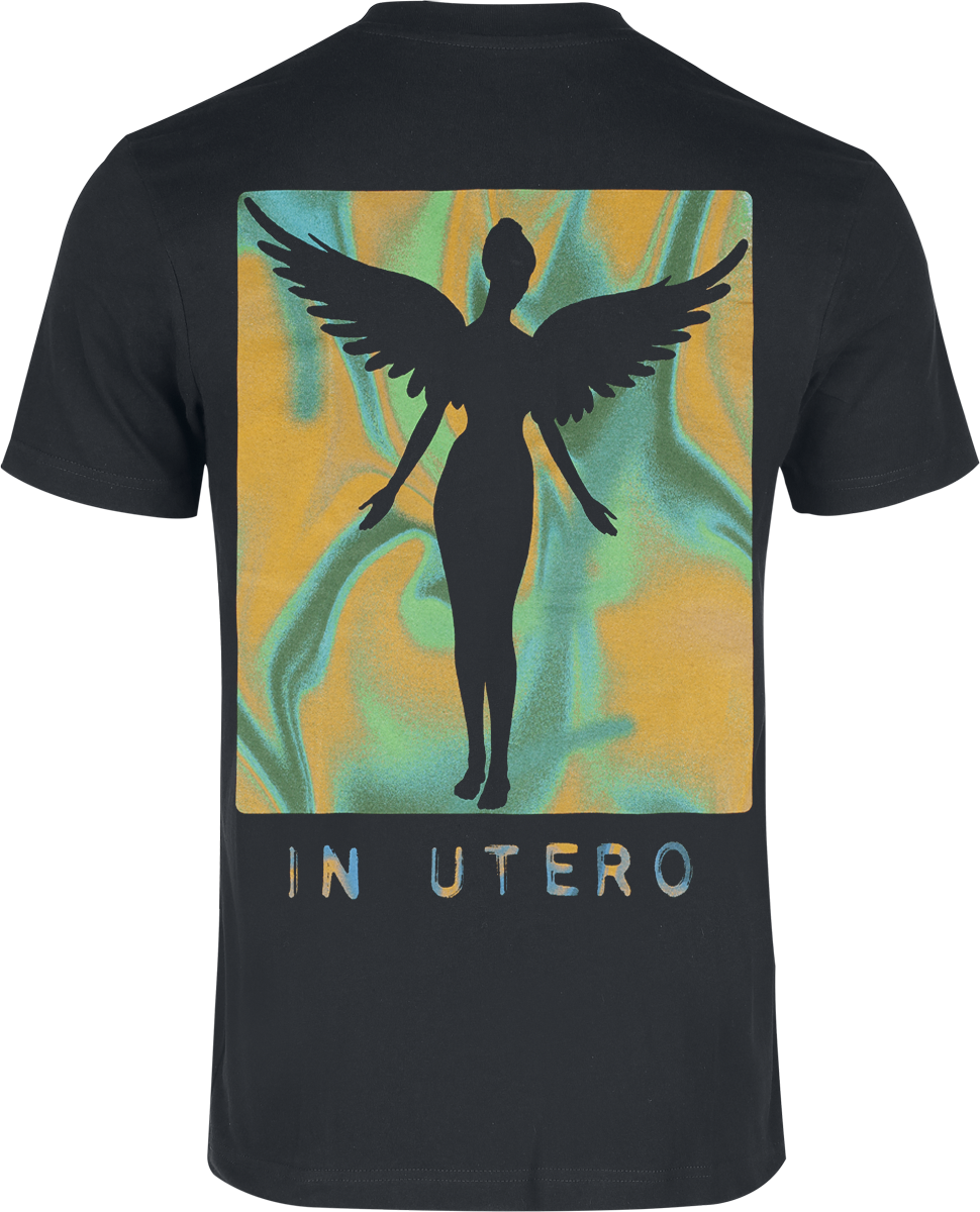 T-Shirt Manches courtes  de Nirvana - Angel - S à 3XL - pour Homme - noir - Nirvana - View 2