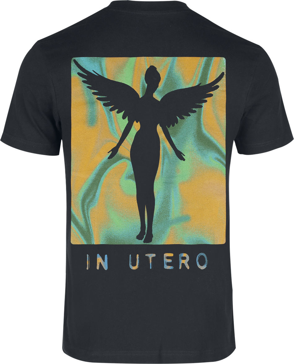 T-Shirt Manches courtes  de Nirvana - Angel - S à 3XL - pour Homme - noir - Nirvana - View 2