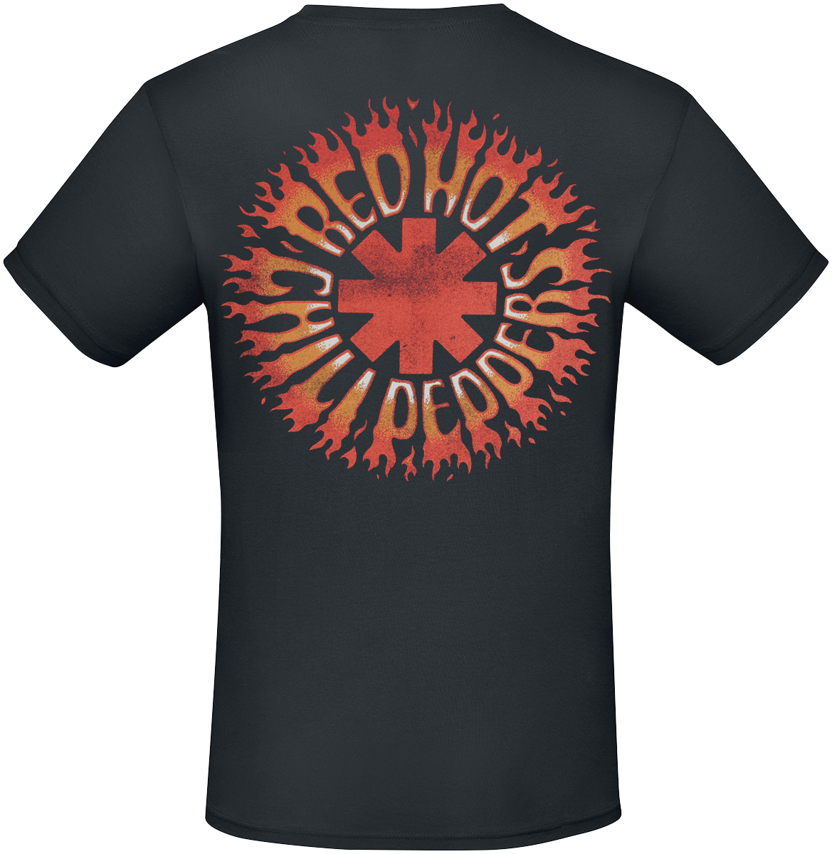 T-Shirt Manches courtes  de Red Hot Chili Peppers - Asteriks Fire Logo - S à 3XL - pour Homme - noir - Red Hot Chili Peppers - View 2
