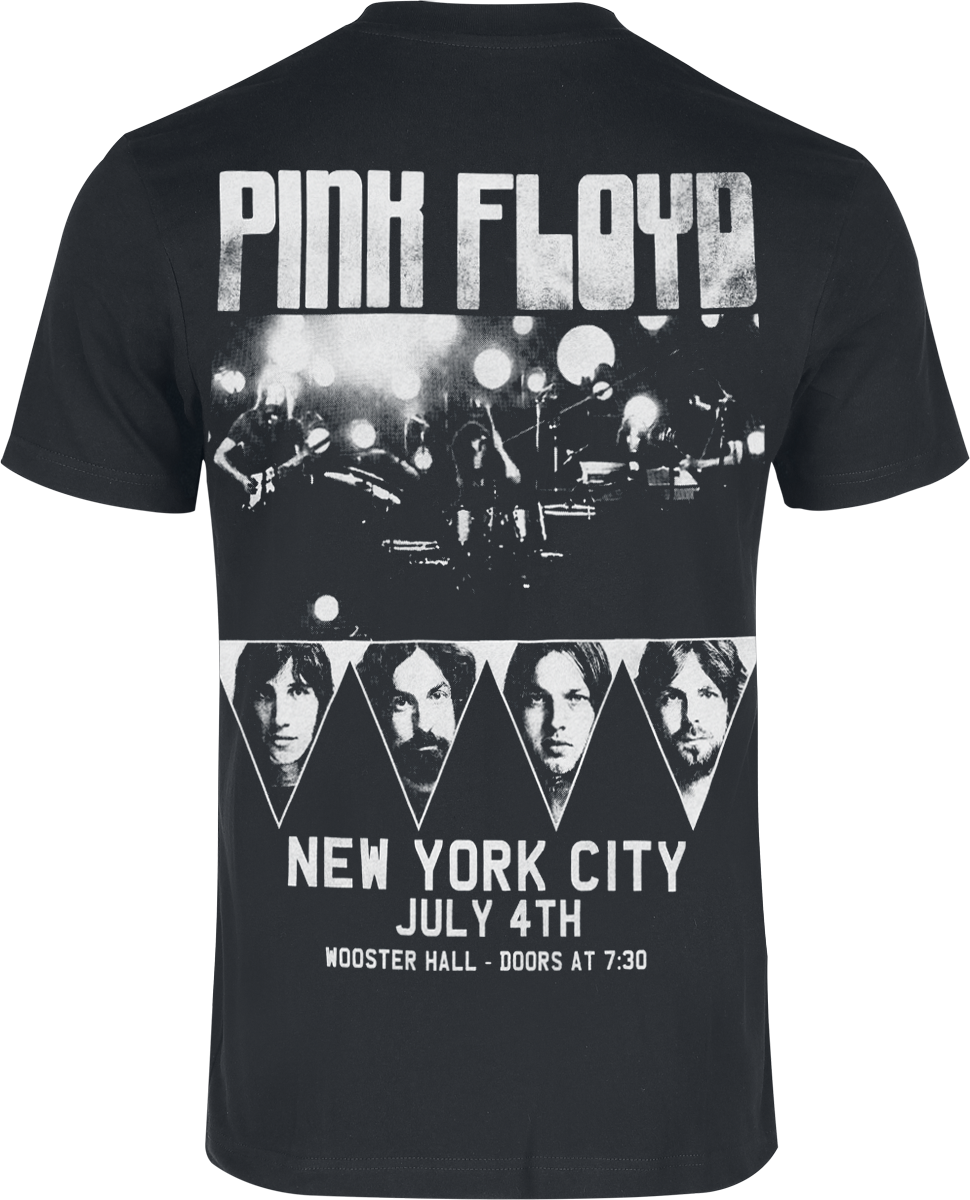 T-Shirt Manches courtes  de Pink Floyd - NYC - S à 3XL - pour Homme - noir - Pink Floyd - View 2