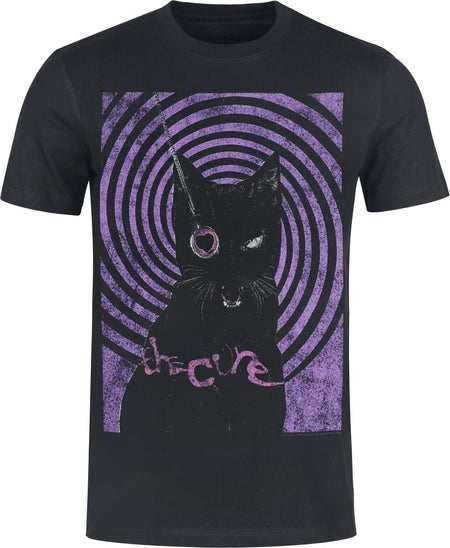 T-Shirt Manches courtes  de The Cure - Black Cat - S à XXL - pour Homme - noir - The Cure