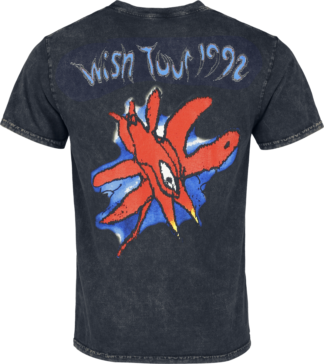 T-Shirt Manches courtes  de The Cure - Wish Tour 92 - S à XXL - pour Homme - noir - The Cure - View 2