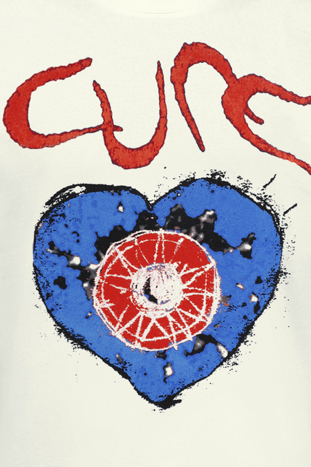 T-Shirt Manches courtes  de The Cure - Heart - S à XXL - pour Homme - blanc - The Cure - View 2