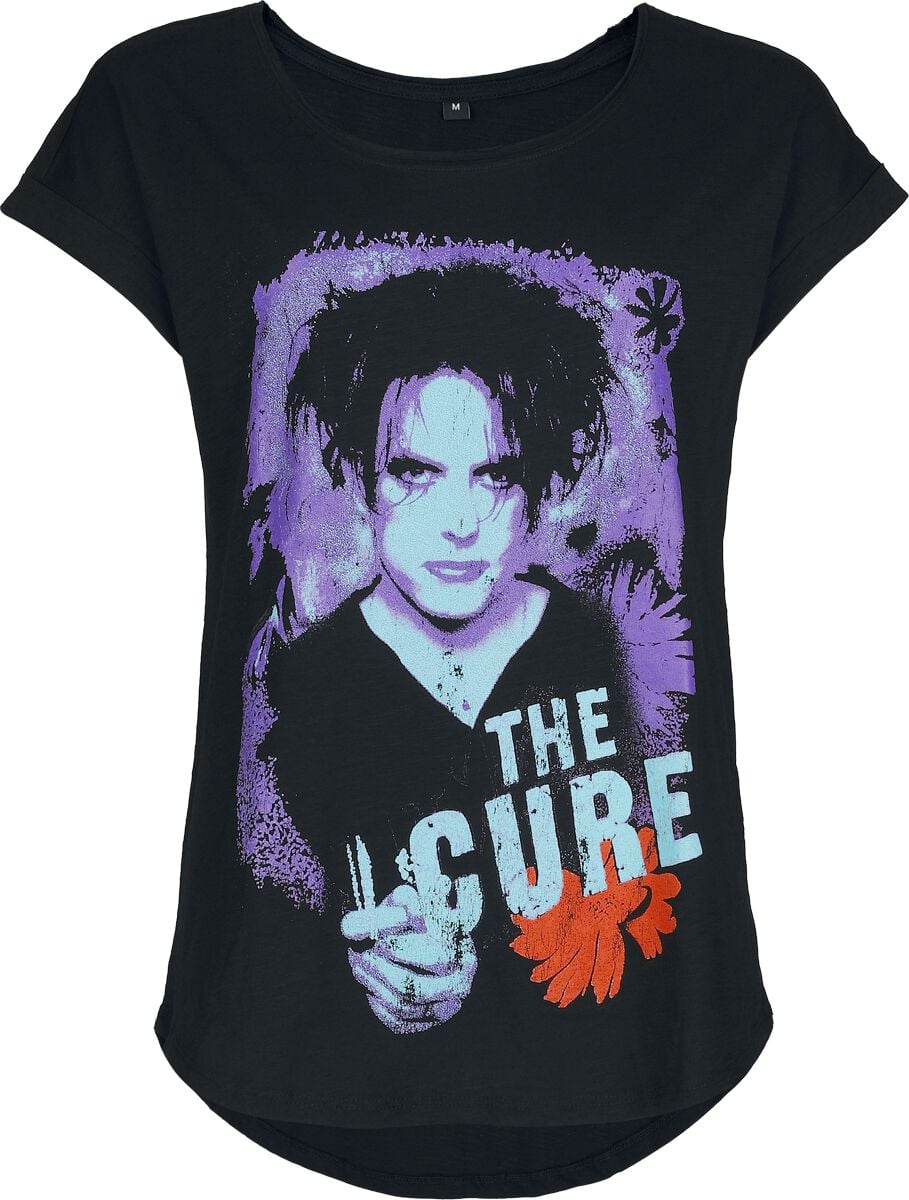 T-Shirt Manches courtes  de The Cure - Photo - M - pour Femme - noir - The Cure