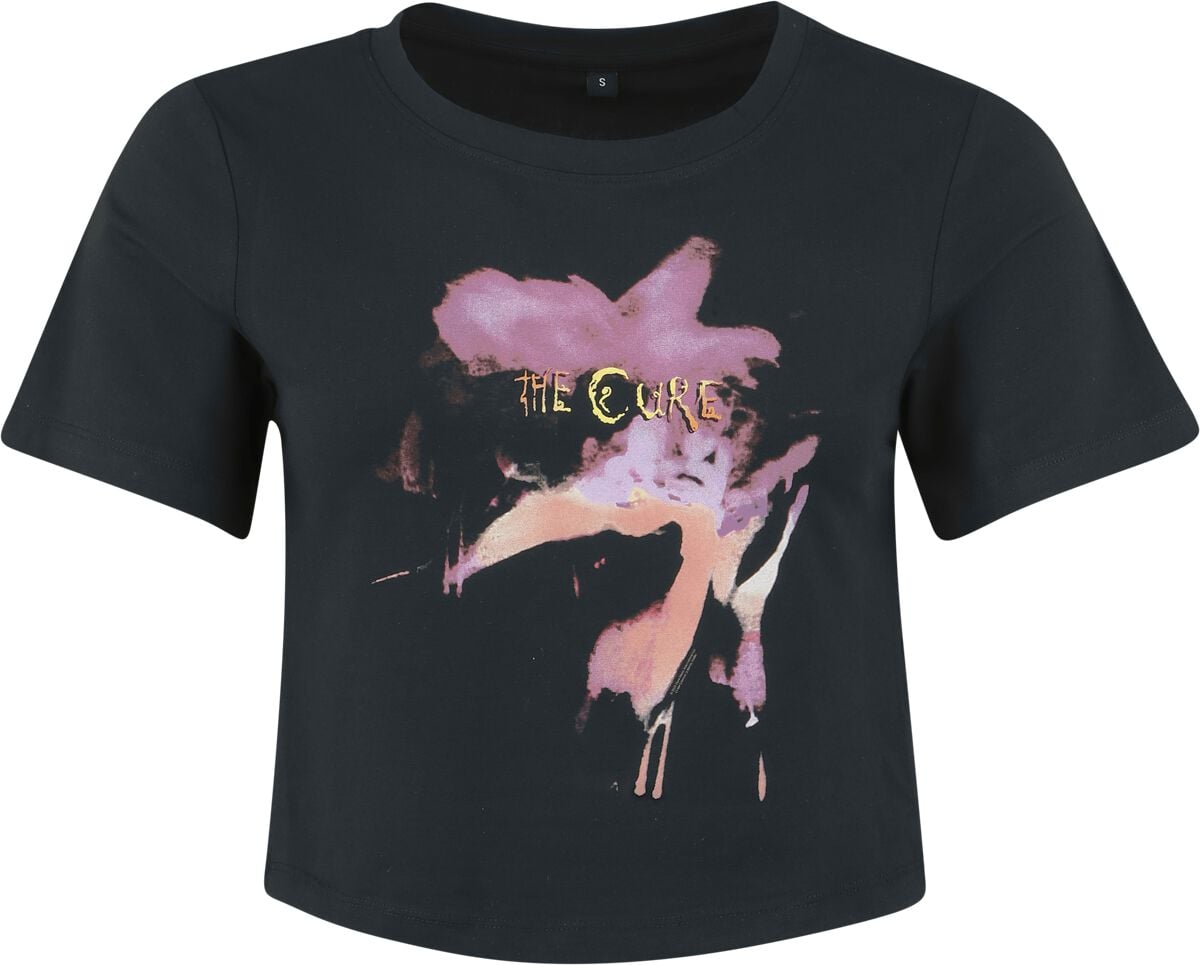 T-Shirt Manches courtes  de The Cure - Head On The Door Album - XS à XL - pour Femme - noir - The Cure