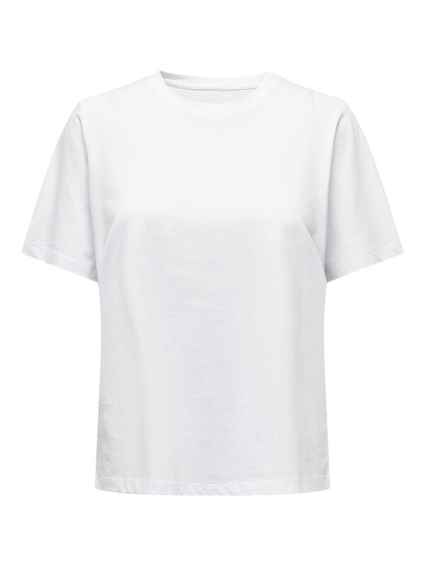 T-Shirt Manches courtes  de Only - ONLONLY S/S JRS NOOS - T-Shirt - XS à XL - pour Femme - blanc - Only