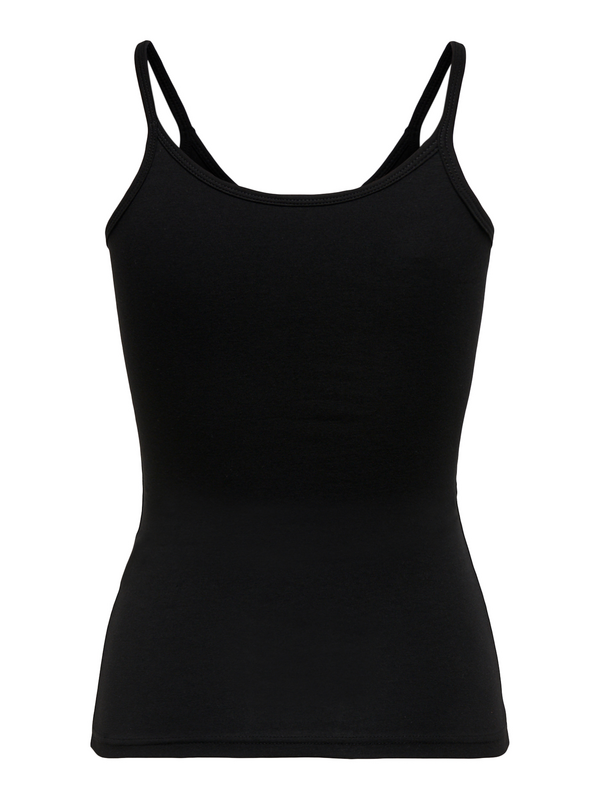 Top  de Only - ONLLOVE STRAP SINGLET NOOS JRS - XS à XL - pour Femme - noir - Only - View 2