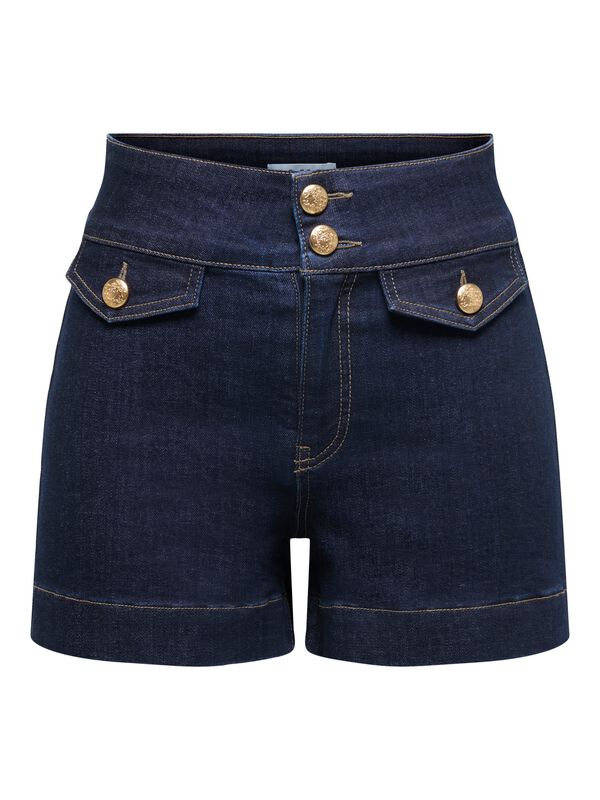 Short  de Only - ONLEMILIA HW GOLD BUT DNM SHORTS NOOS - XS à XL - pour Femme - bleu - Only