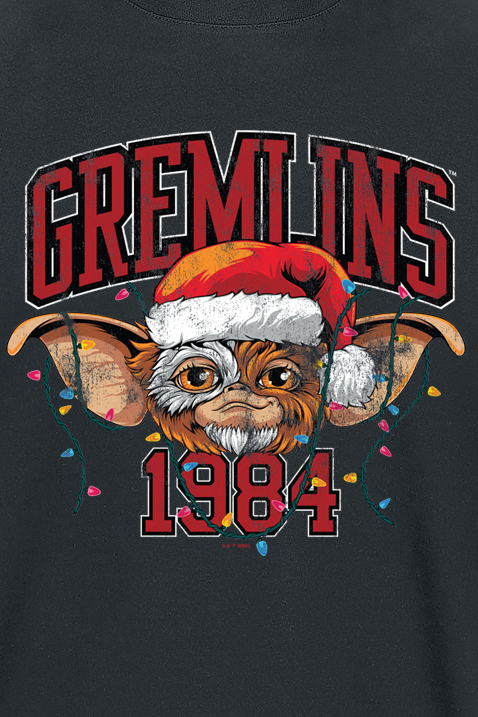T-Shirt Manches courtes  de Gremlins - Gremlins Christmas - M à 5XL - pour Homme - noir - Gremlins - View 2