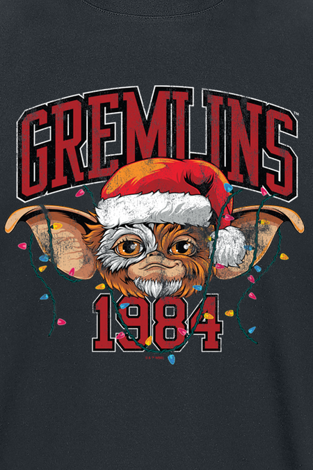 T-Shirt Manches courtes  de Gremlins - Gremlins Christmas - M à 5XL - pour Homme - noir - Gremlins - View 2