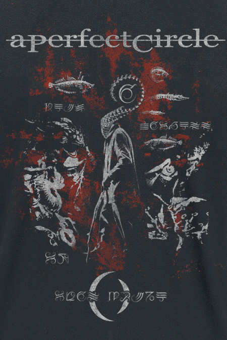 T-Shirt Manches courtes  de A Perfect Circle - Magdalena Distressed - S à 5XL - pour Homme - noir - A Perfect Circle - View 2