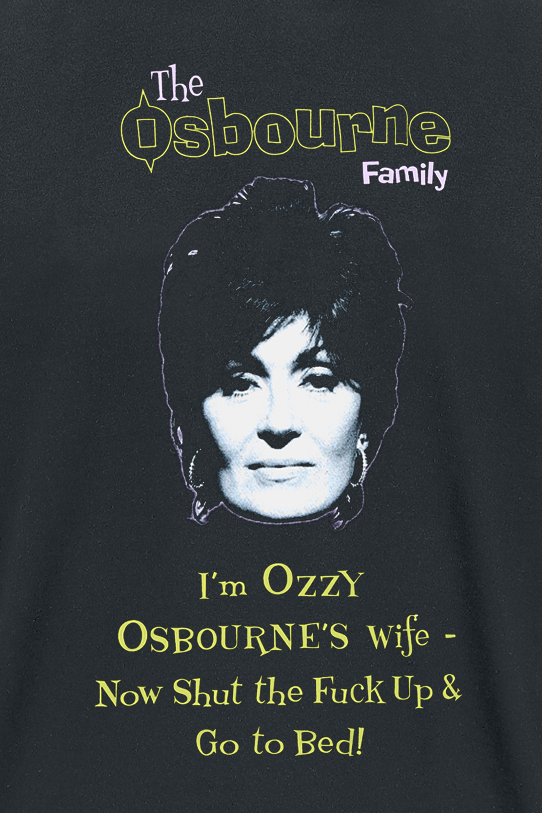 T-Shirt Manches courtes  de The Osbournes - Sharon Bed - S à 3XL - pour Homme - noir - The Osbournes - View 2