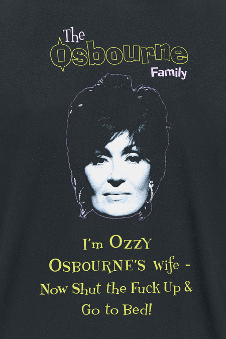 T-Shirt Manches courtes  de The Osbournes - Sharon Bed - S à 3XL - pour Homme - noir - The Osbournes - View 2
