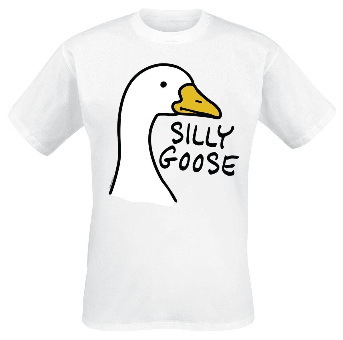 T-Shirt Manches courtes Fun de Tierisch - Silly Goose T-Shirt - S à 3XL - pour Unisexe - blanc - Tierisch