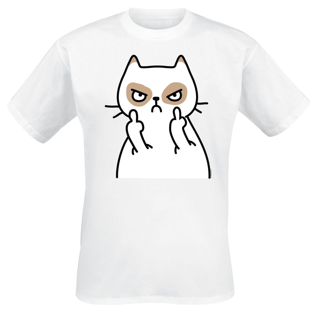 T-Shirt Manches courtes Fun de Tierisch - Muther Fluffer Men's White T-Shirt - S à 3XL - pour Unisexe - blanc - Tierisch
