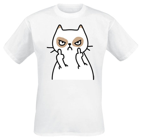 T-Shirt Manches courtes Fun de Tierisch - Muther Fluffer Men's White T-Shirt - S à 3XL - pour Unisexe - blanc - Tierisch