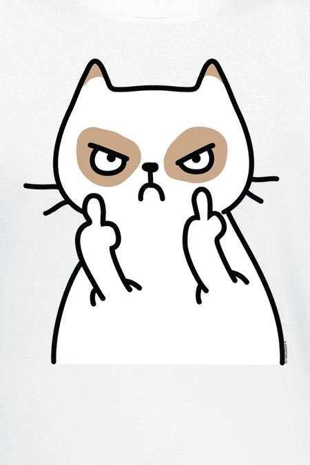 T-Shirt Manches courtes Fun de Tierisch - Muther Fluffer Men's White T-Shirt - S à 3XL - pour Unisexe - blanc - Tierisch - View 2