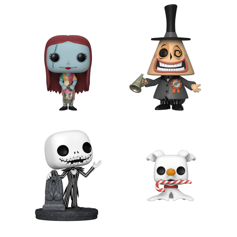 L'Étrange Noël De Monsieur Jack - Sally - Maire- Jack Skellington - Zero (Lot de 4) - Funko Pop! - Funko Shop Europe - L'Étrange Noël De Monsieur Jack - View 2