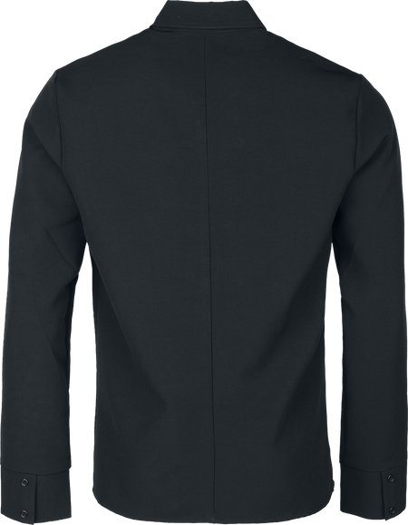 Chemise manches longues Gothic de H&R London - Nightfall Tie Shirt - S à XXL - pour Homme - noir - H&R London - View 2