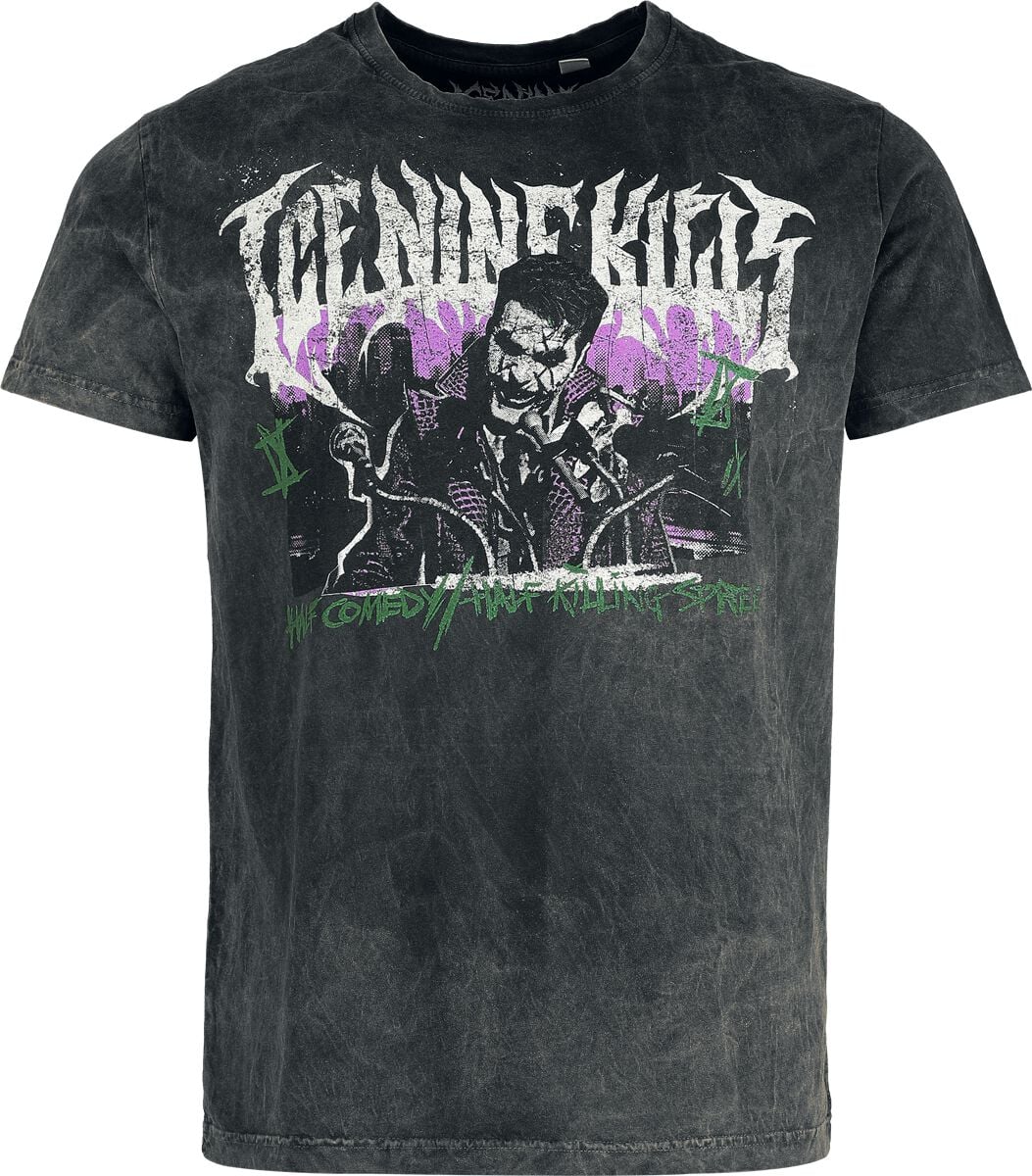 T-Shirt Manches courtes  de Ice Nine Kills - Joker Clean - S à 4XL - pour Homme - gris - Ice Nine Kills