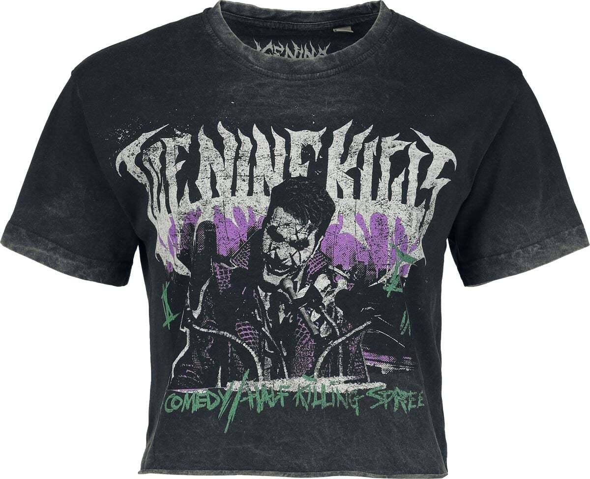 T-Shirt Manches courtes  de Ice Nine Kills - Joker Punk - S à XXL - pour Femme - anthracite - Ice Nine Kills