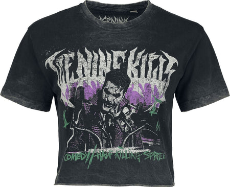 T-Shirt Manches courtes  de Ice Nine Kills - Joker Punk - S à XXL - pour Femme - anthracite - Ice Nine Kills